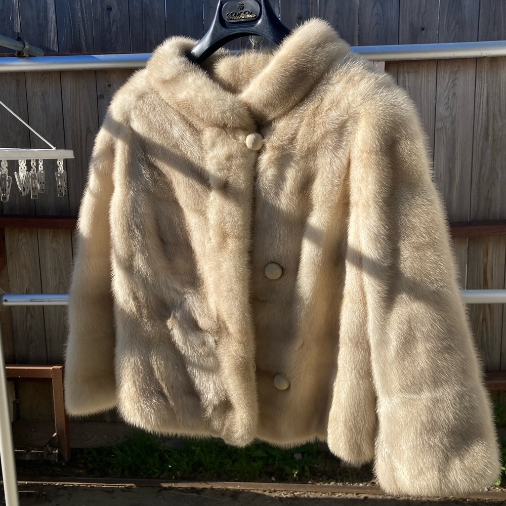Vintage Genuine Mink Cape